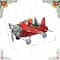 Glitzhome® 14" Christmas Metal Airplane with Gifts Table Décor